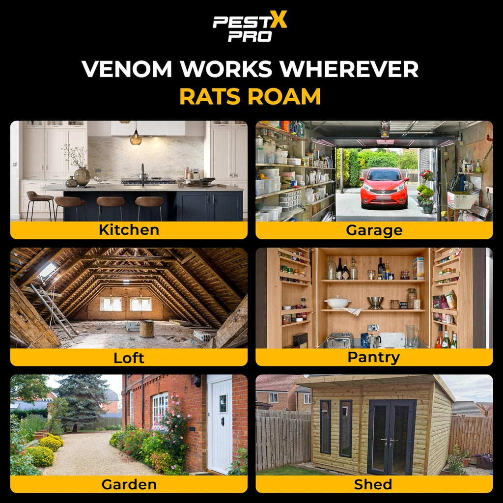 Venom Pre-Baited Rat Bait Station (2 Pack)