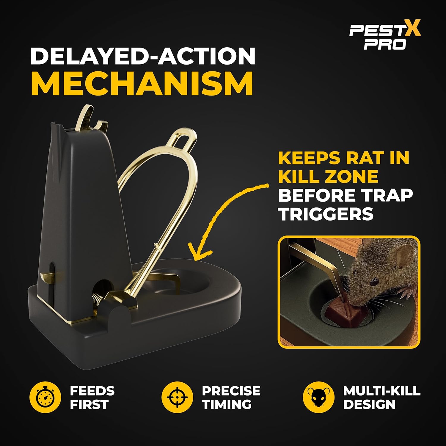 Executioner Heavy Duty Rat Traps (2 Pack)