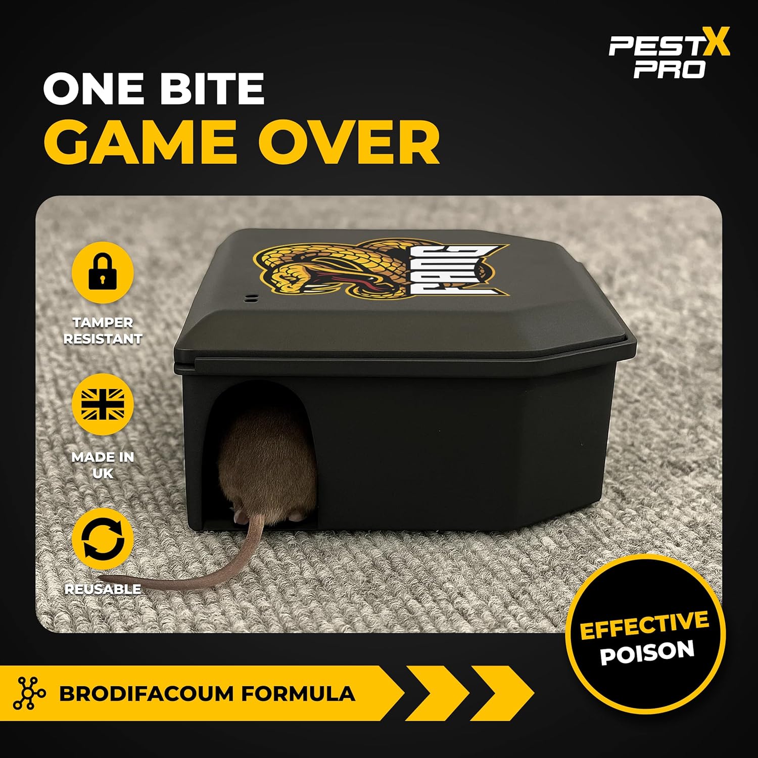 Fang Pre-Baited Mouse Bait Stations (5 Pack)