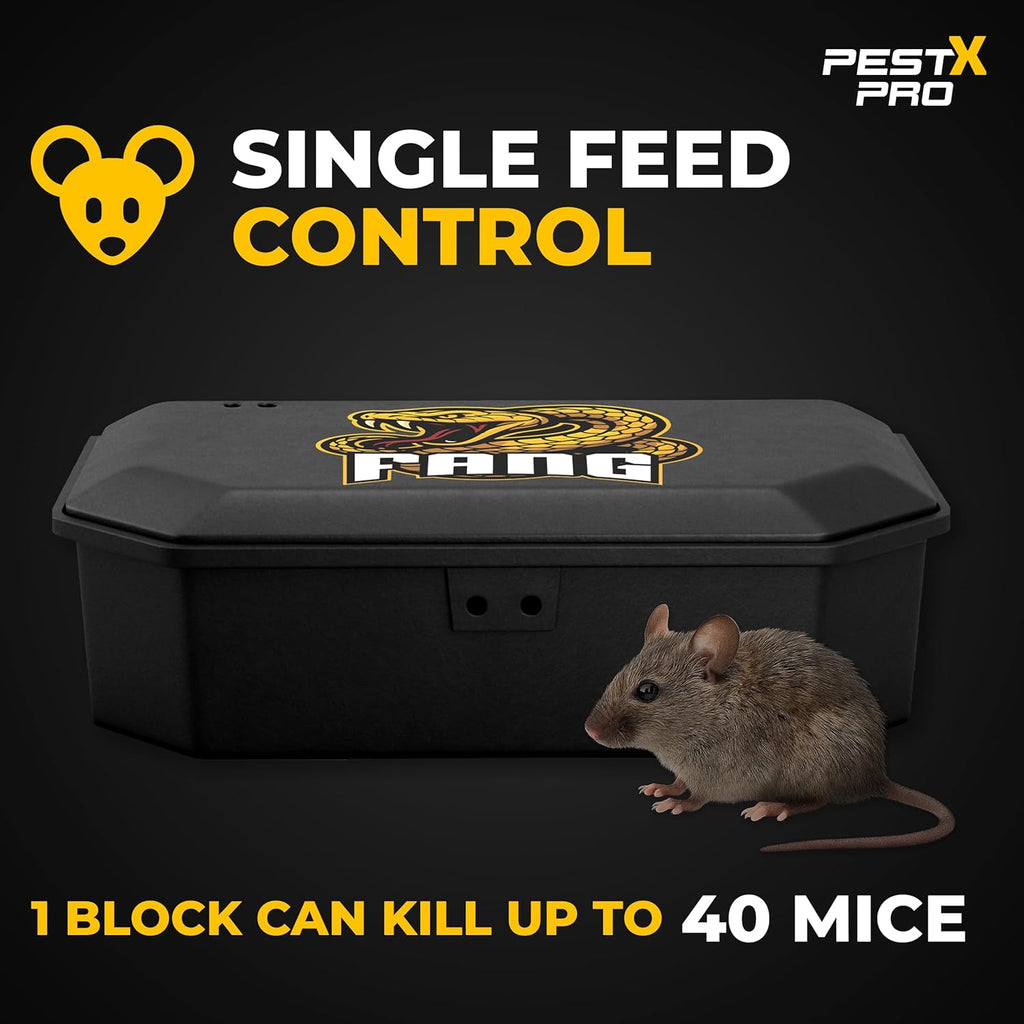 Fang Pre-Baited Mouse Bait Stations (5 Pack)