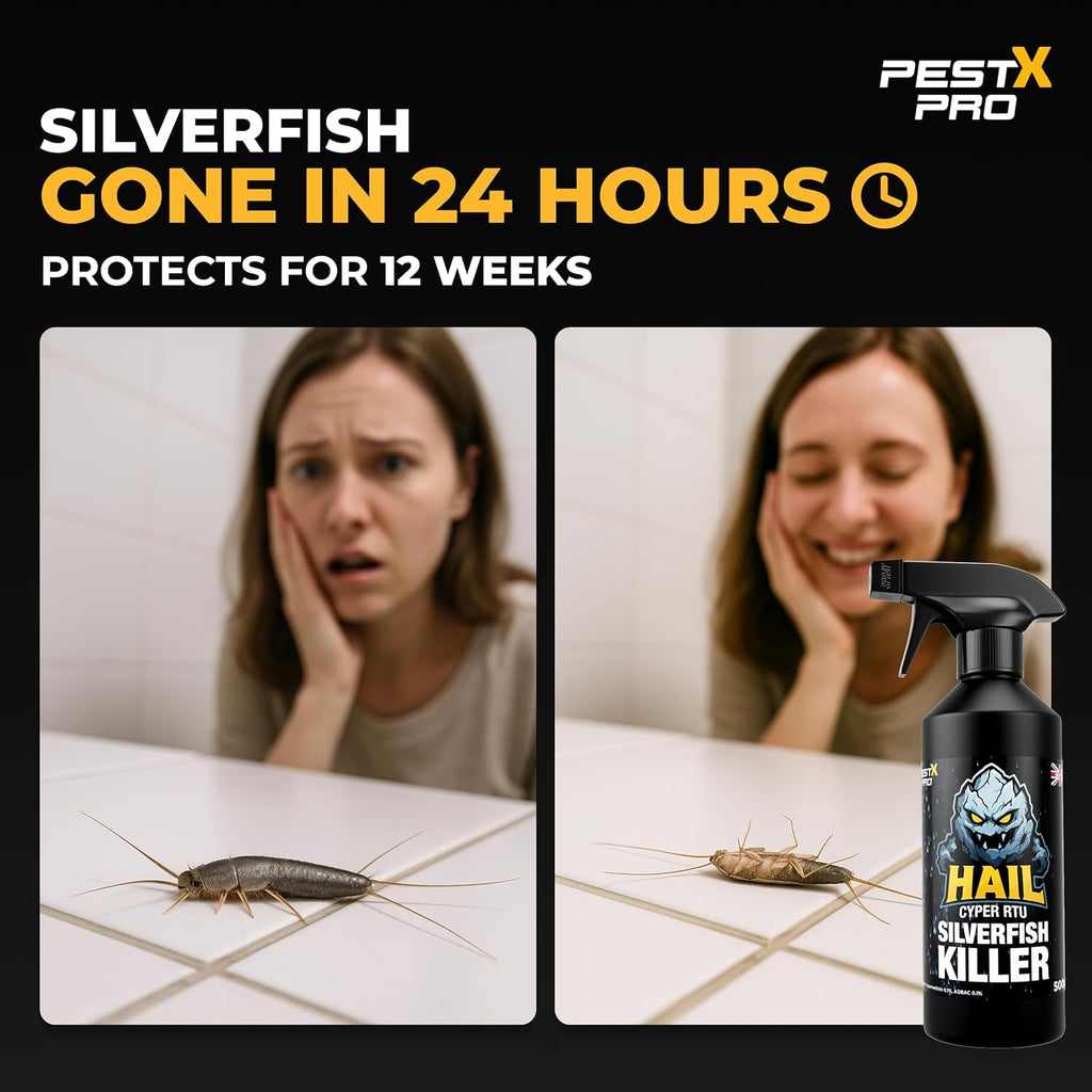 Hail Silverfish Killer Spray 500ml
