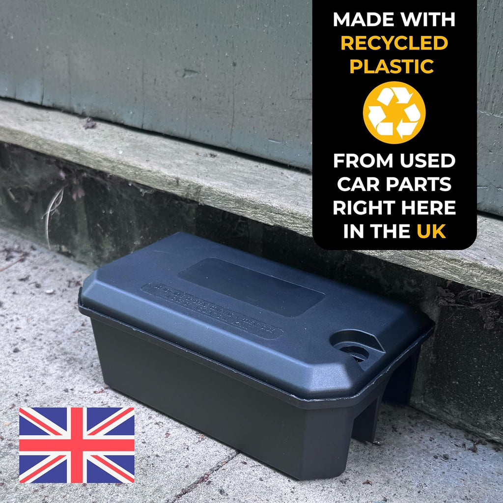 Hollow Empty Rat Bait Box (2 Pack)