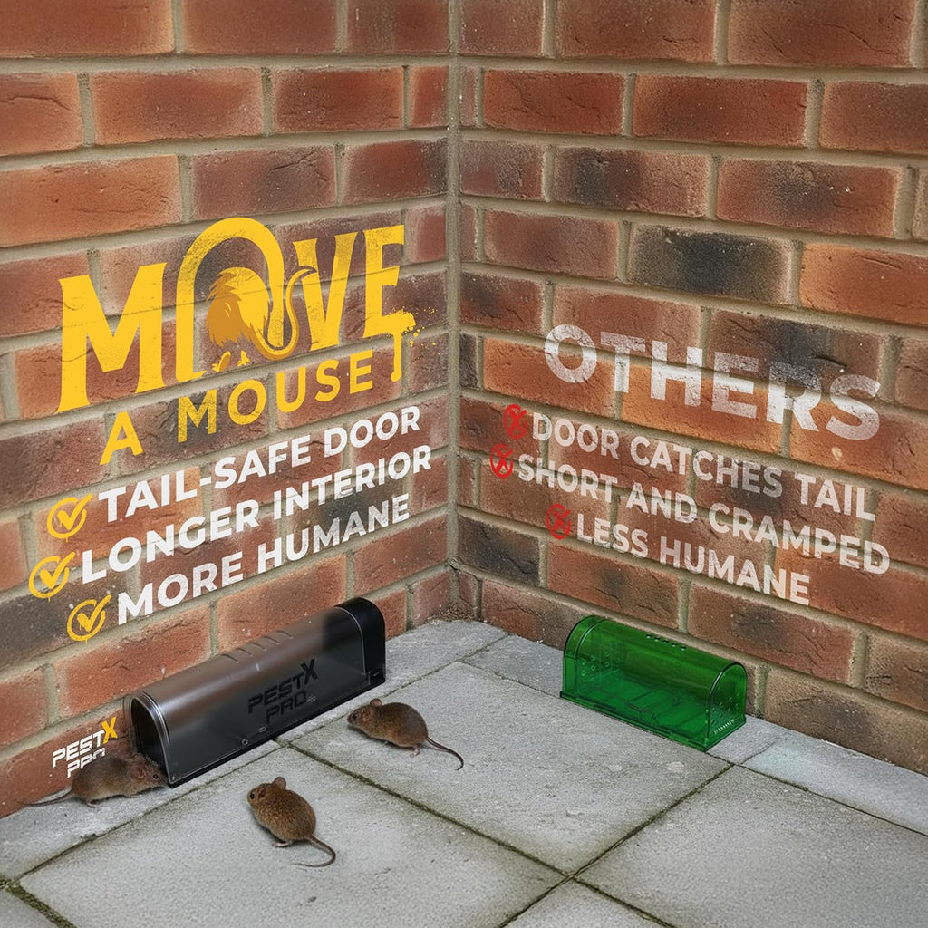 Move-A-Mouse Humane Mouse Traps (4 Pack)